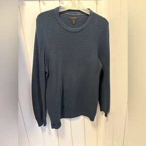 Men's 100% Cotton Textured Sweater